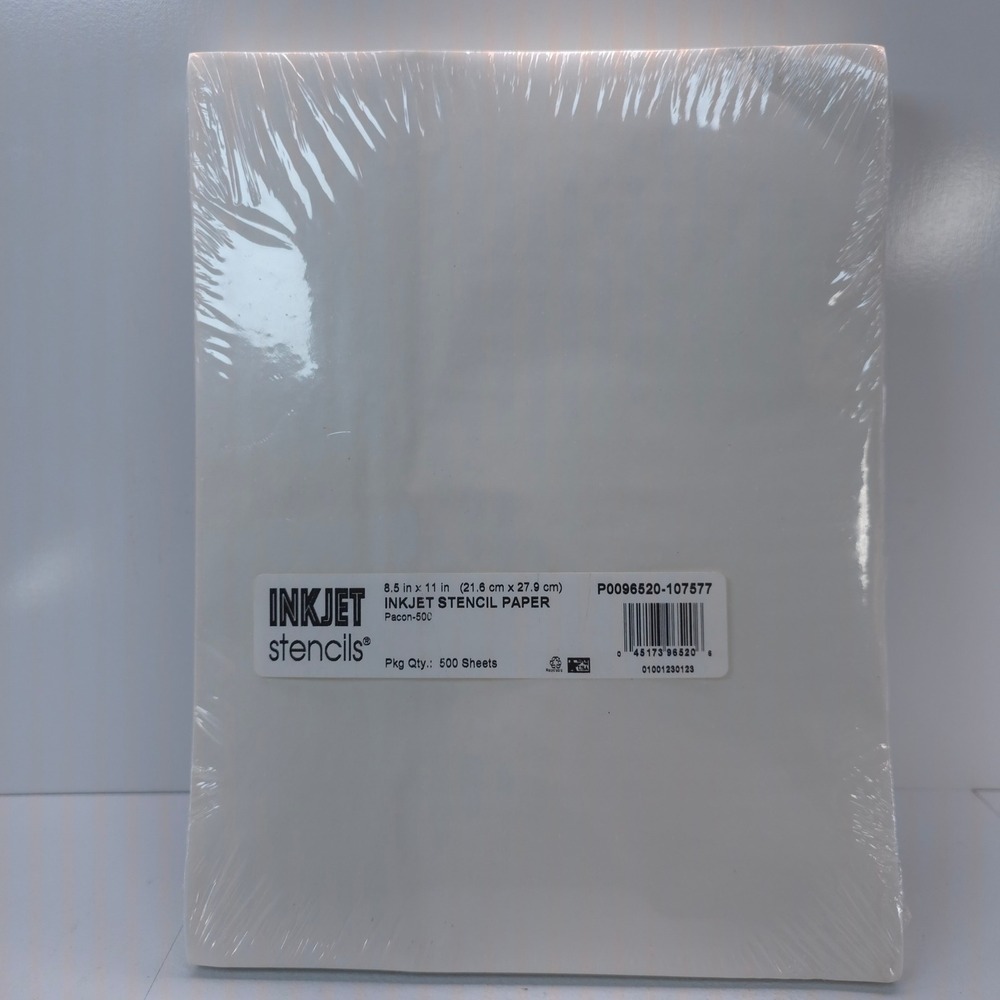Inkjet Stencils Pacon-500 Inkjet Stencil Paper 8.5x11 500 Sheets P0096520-107577